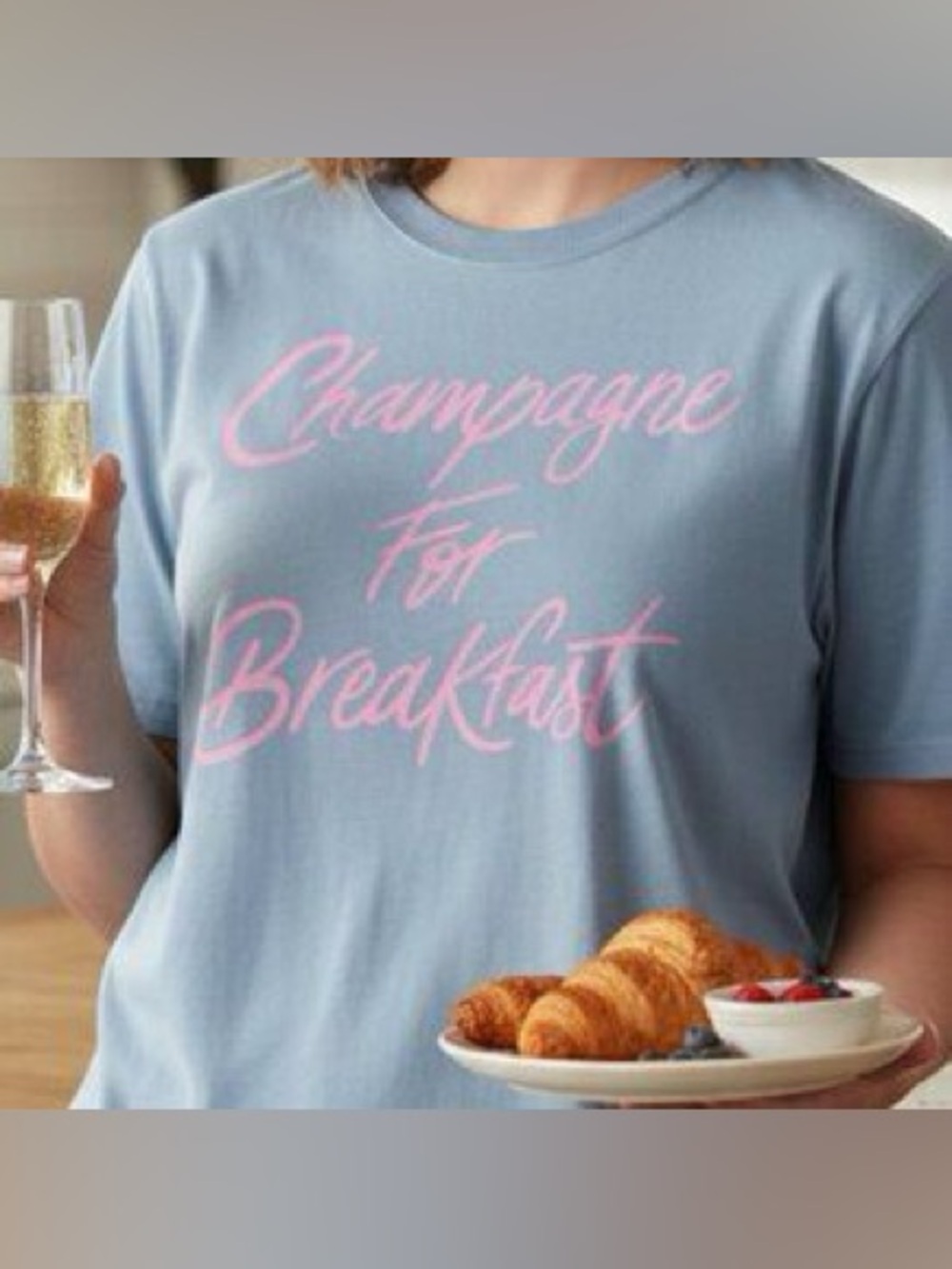 Torrid ‘Champagne for Breakfast’ Boyfriend Fit Tee